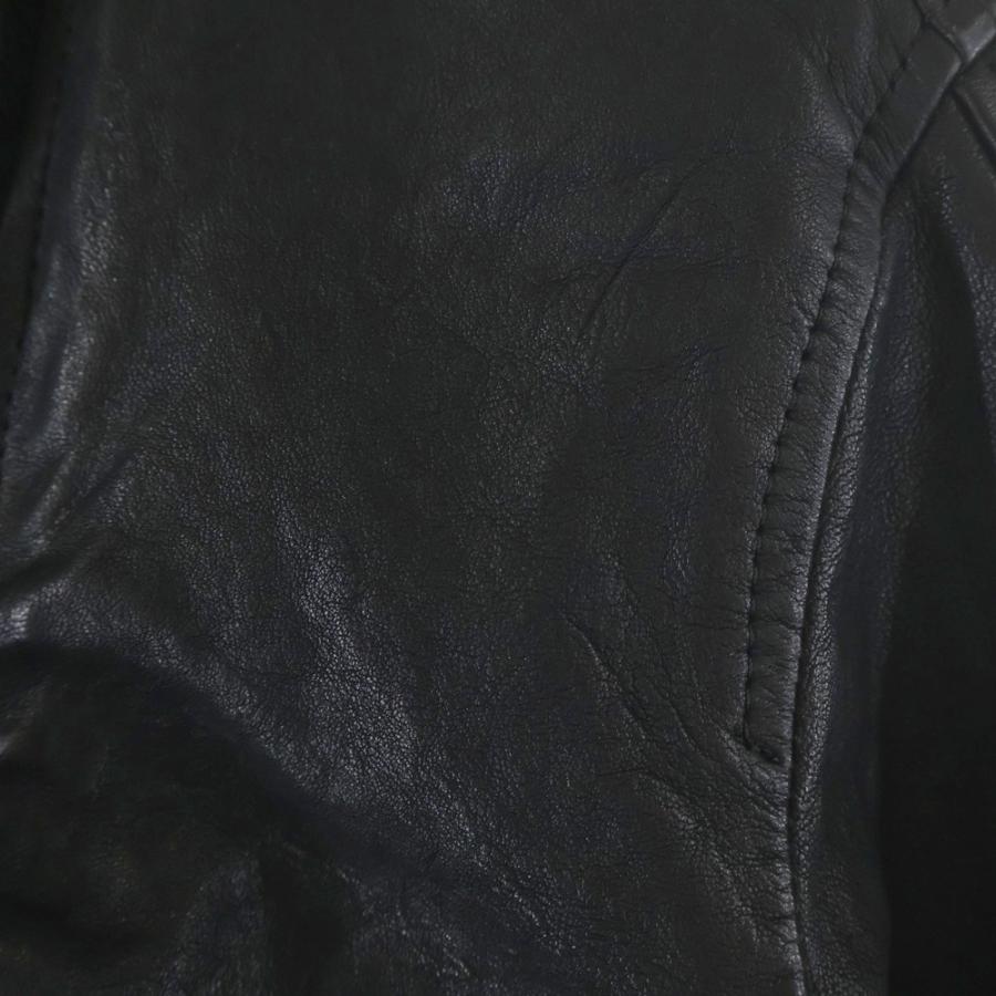 DIESEL（ディーゼル） L-OYS GIACCA ラムレザー クロップドライダース 