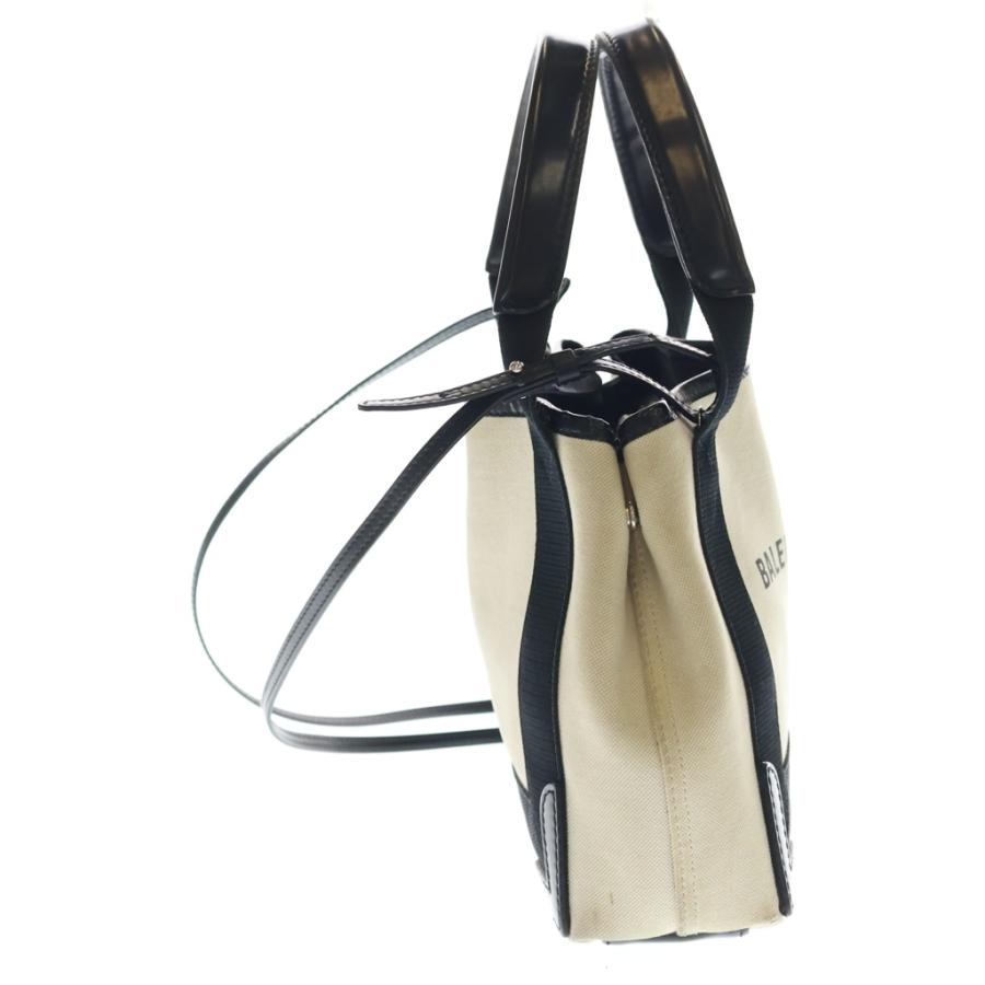 BALENCIAGA（バレンシアガ） ネイビーカバス スモールキャンバストート