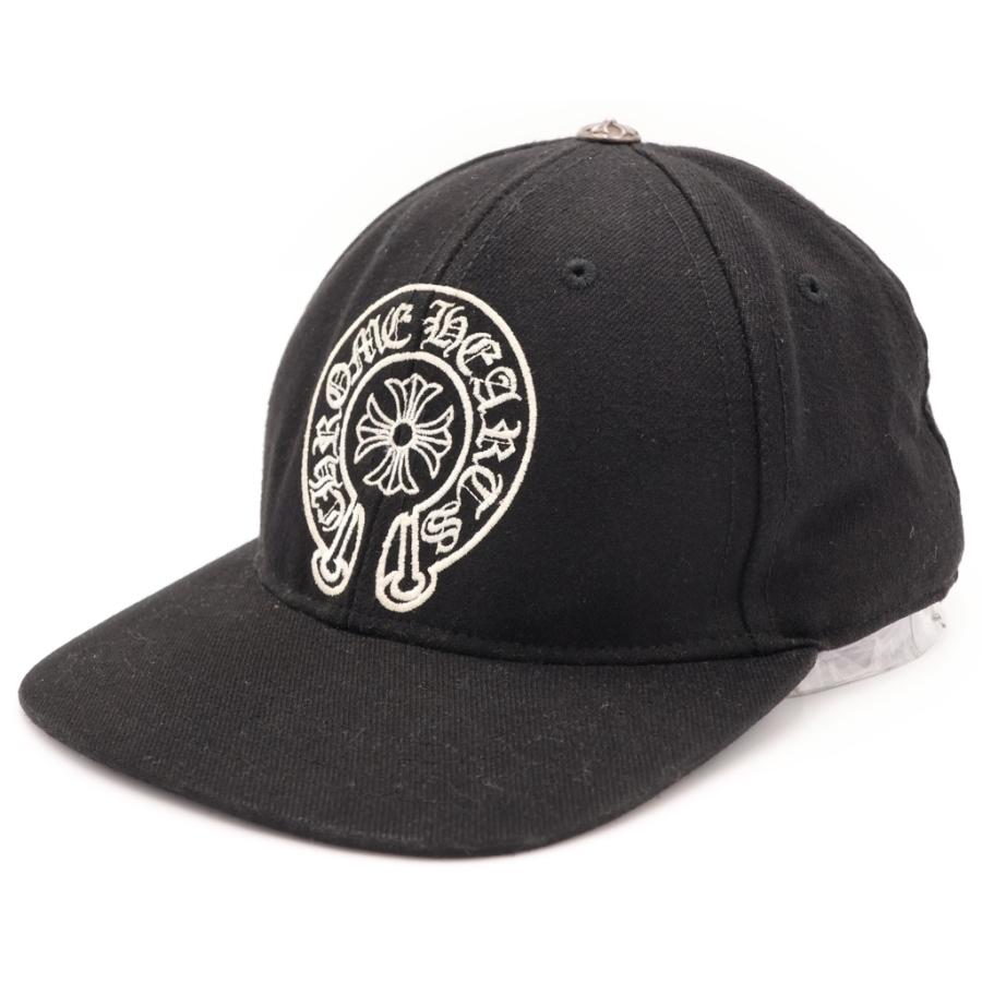 クロムハーツ CHROMEHEATS クロス　ホースシュー　CHロゴ CHROME HEARTS（クロムハーツ） CH HATホースシュー刺繍 クロスボール
