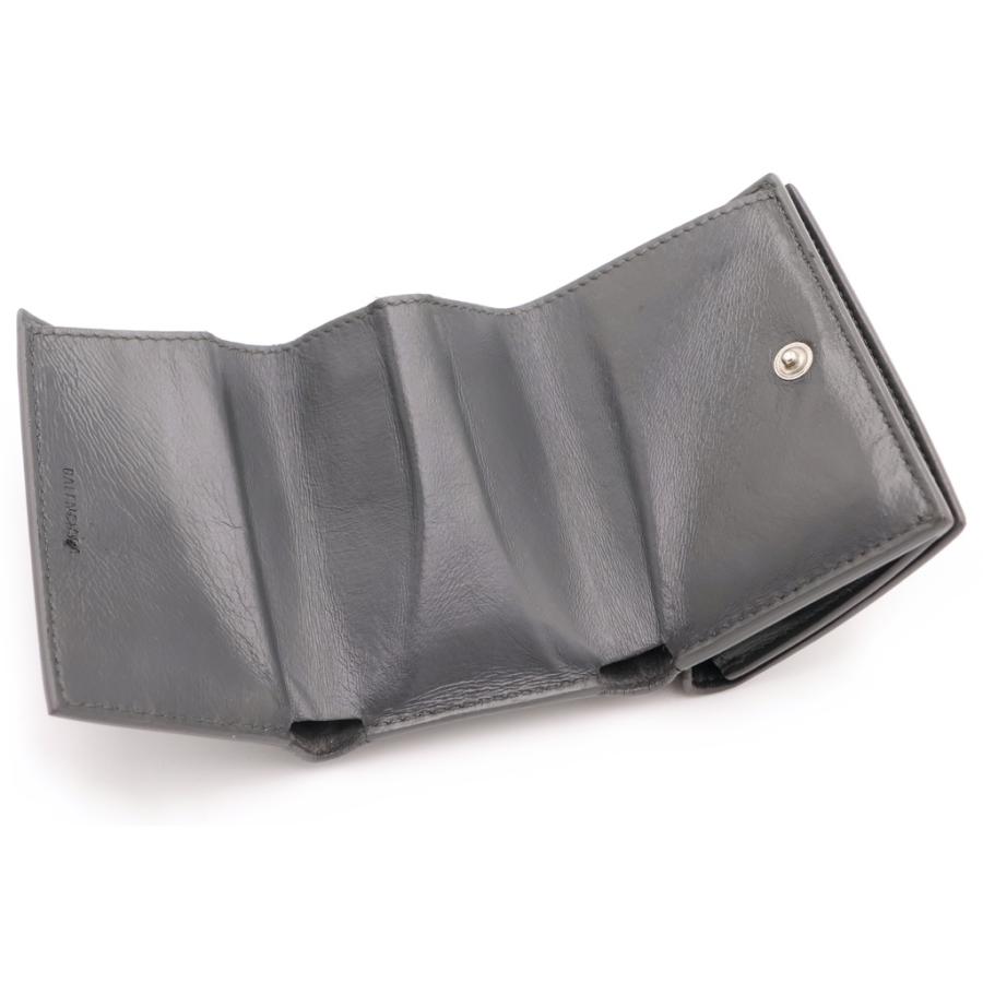 BALENCIAGA（バレンシアガ） CALF SKIN GRIS ACIER カーフスキン ロゴ