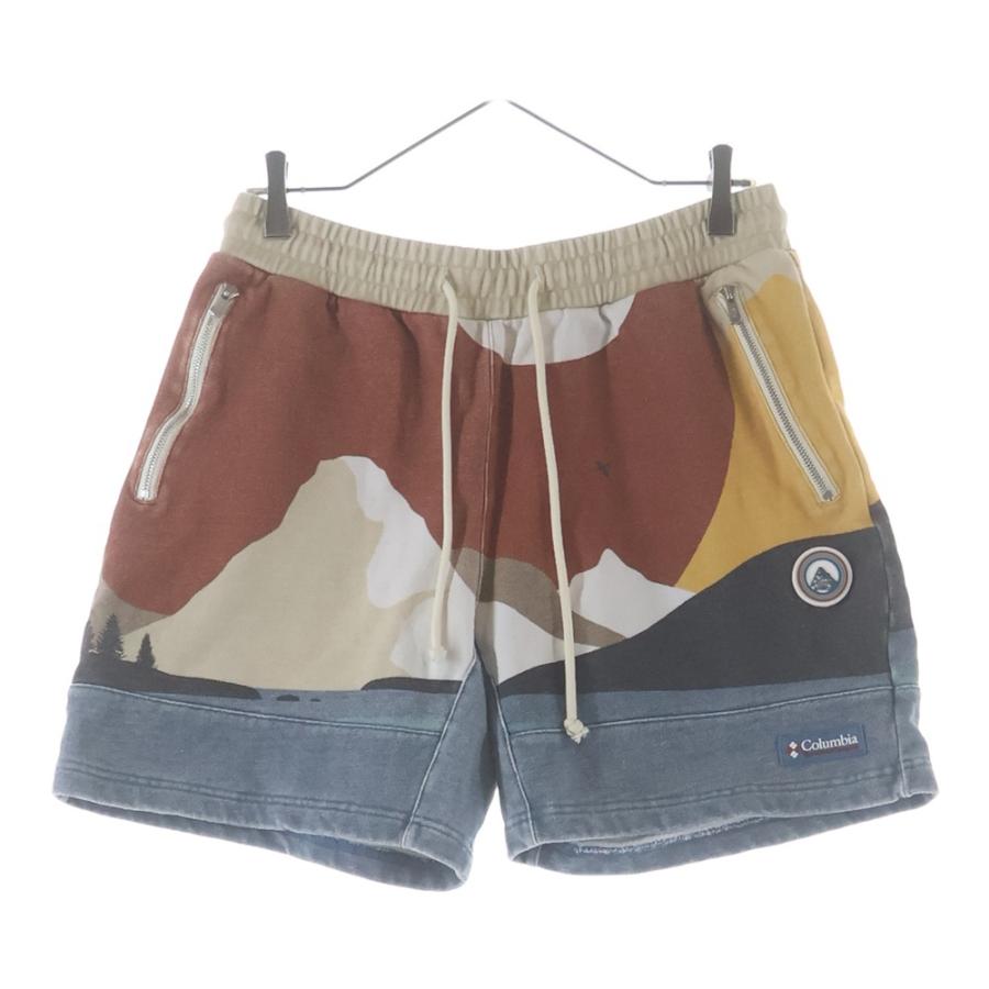 KITH キス 22SS×Colombia コロンビア ロゴスウェットショーツ ショートパンツ ハーフパンツ マルチ 22-032-060-0010-2-0 KITH（キス） 22SS×Colombia コロンビア ロゴスウェットショーツ