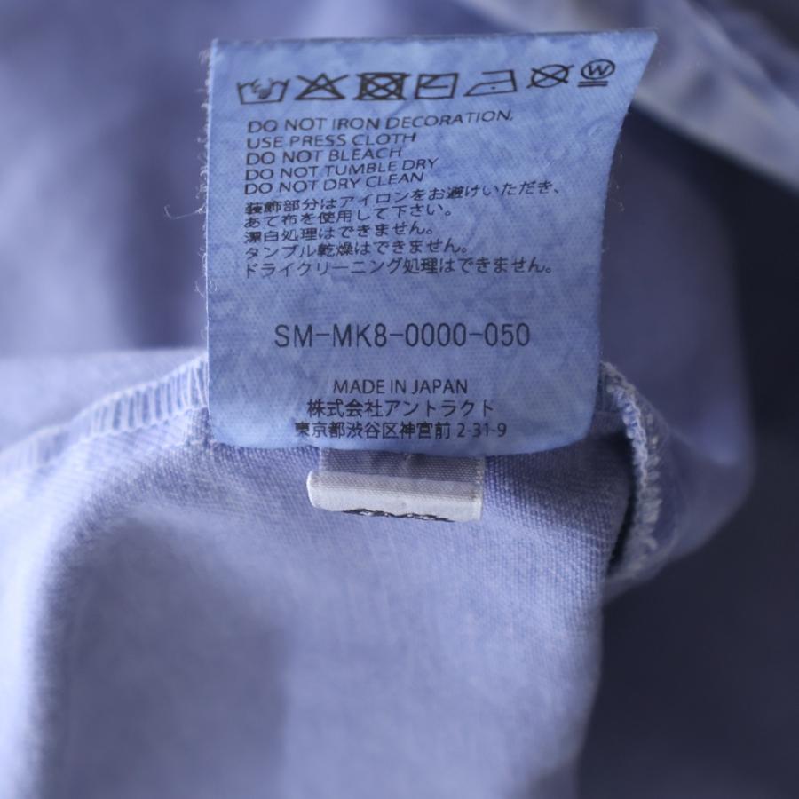 SAINT MICHAEL セントマイケル 26SS COTTON SHIRT ロゴ パッチ ダスト