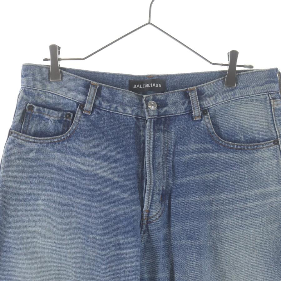 BALENCIAGA（バレンシアガ） 18SS Destroyed Boots Cut Long Denim 