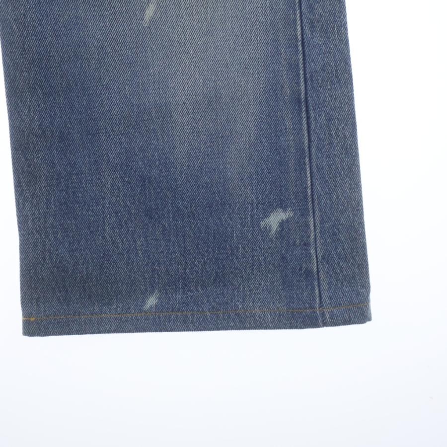 BALENCIAGA（バレンシアガ） 18SS Destroyed Boots Cut Long Denim 