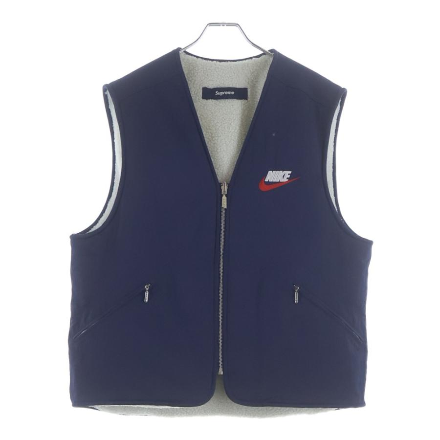 Supreme（シュプリーム） 18AW ×NIKE Reversible Nylon Sherpa Vest