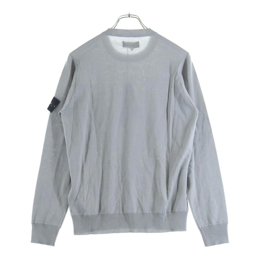 STONE ISLAND（ストーン アイランド） 21AW 袖パッチロゴ刺繍 クルー 
