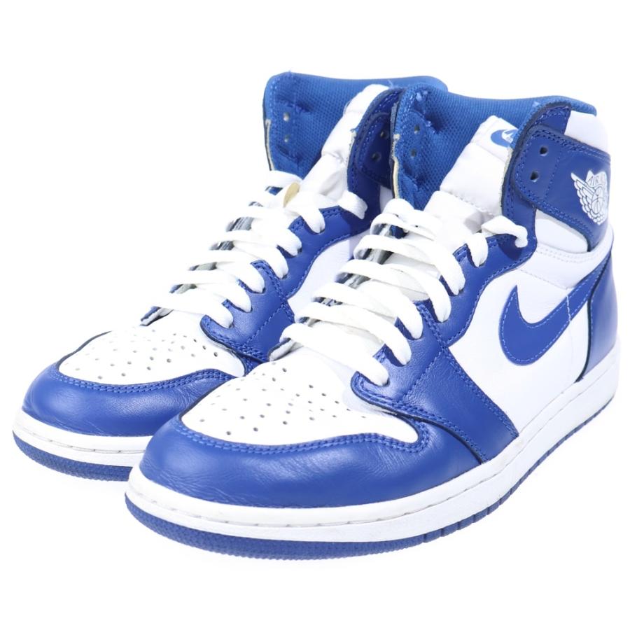 NIKE（ナイキ） AIR JORDAN 1 RETRO HIGH OG STORM BLUE エア