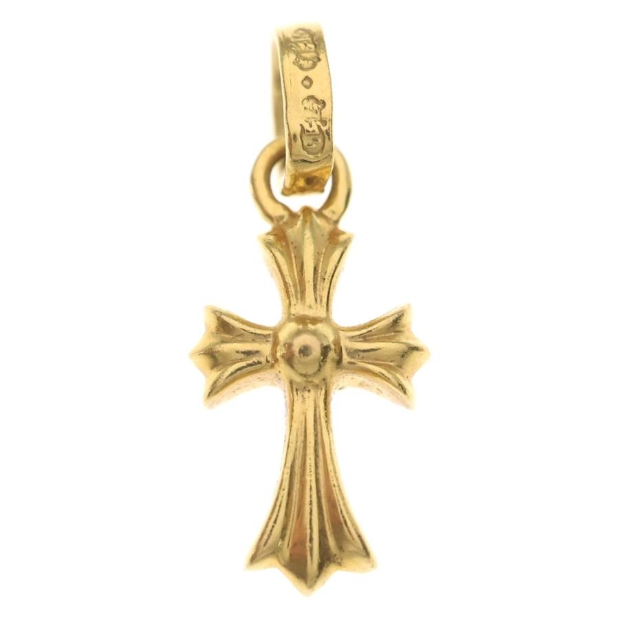 22k ベビーファット　ダイヤ　ネックレストップ CHROME HEARTS（クロムハーツ） 22K CRS BBYFAT P/DIA ベイビー