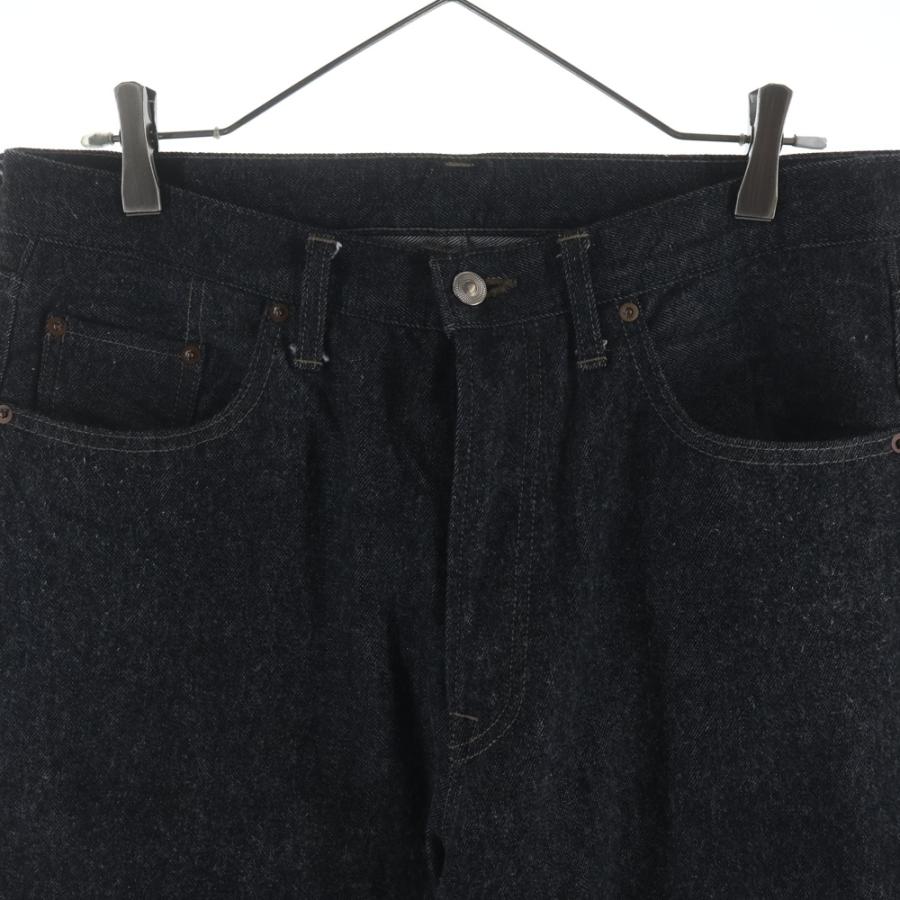 A.PRESSE アプレッセ Black Washed Denim Pants AP-4007 ウォッシュド加工 デニムパンツ ジーンズ ブラックの画像