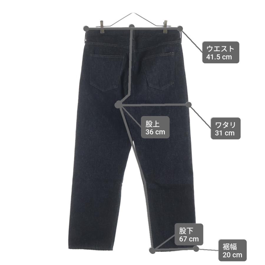 A.PRESSE アプレッセ Black Washed Denim Pants AP-4007 ウォッシュド加工 デニムパンツ ジーンズ ブラックの画像