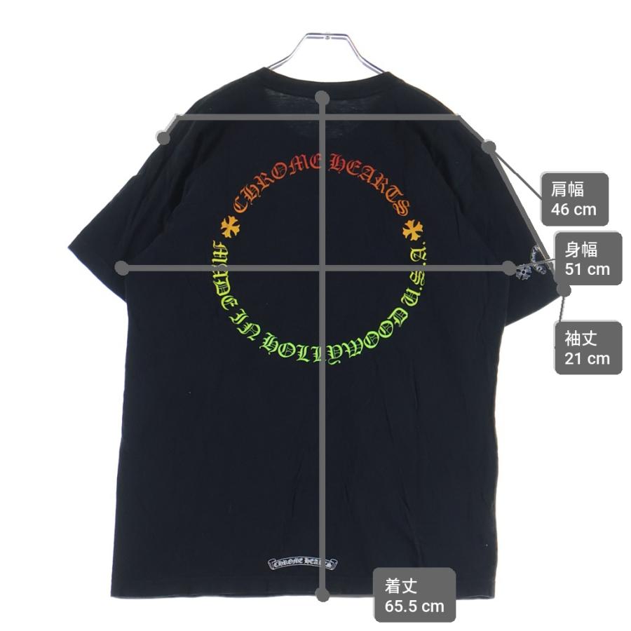 CHROME HEARTS（クロムハーツ） BACK GRAD CIRCLE LOGO TEE バック 