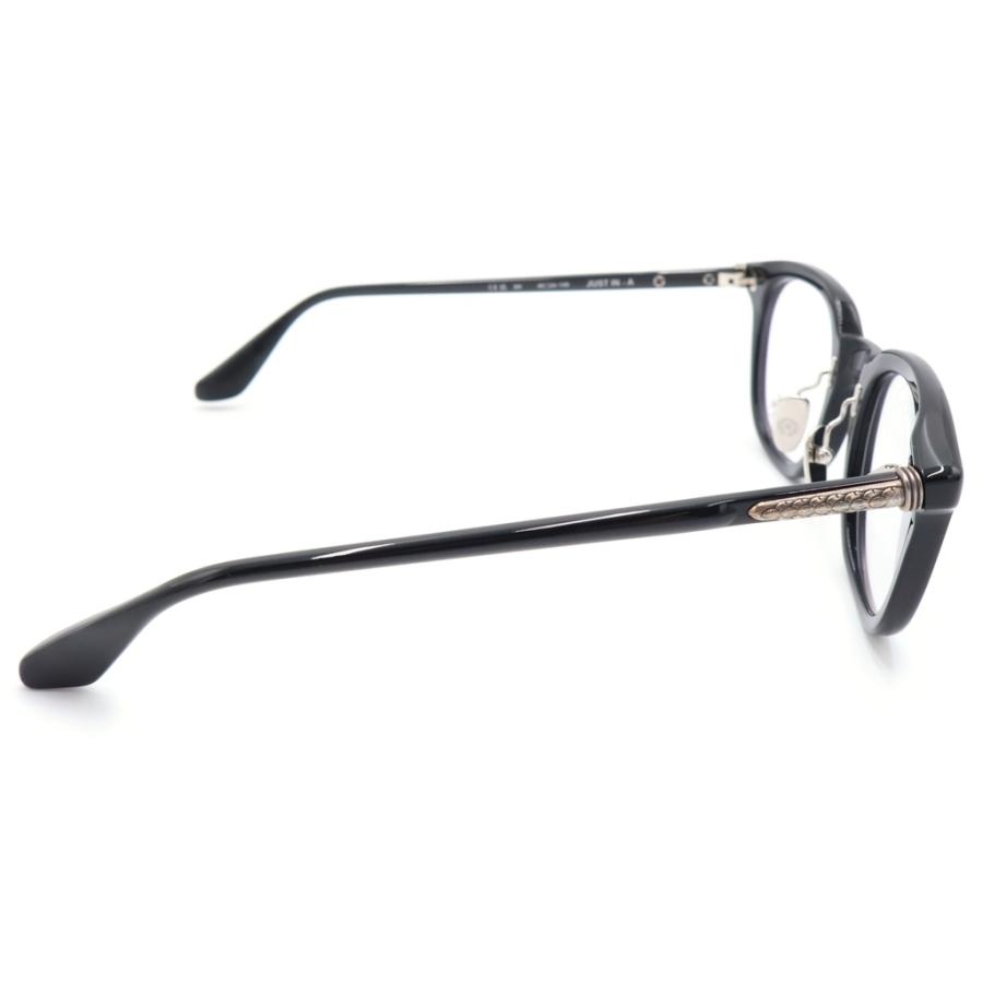 CHROME HEARTS クロムハーツ JUST IN-A アイウェア サングラス 眼鏡 48□24-149 ブラック/シルバーの画像