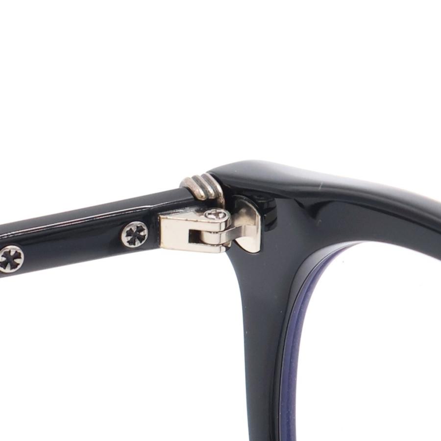 CHROME HEARTS クロムハーツ JUST IN-A アイウェア サングラス 眼鏡 48□24-149 ブラック/シルバーの画像
