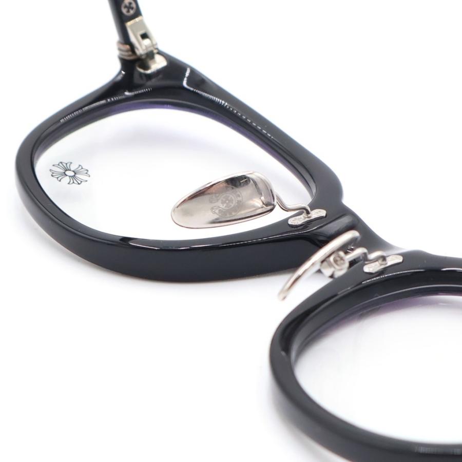 CHROME HEARTS クロムハーツ JUST IN-A アイウェア サングラス 眼鏡 48□24-149 ブラック/シルバーの画像