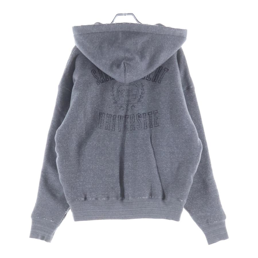 SAINT LAURENT PARIS サンローランパリ 22AW ダメージ加工プルオーバー 