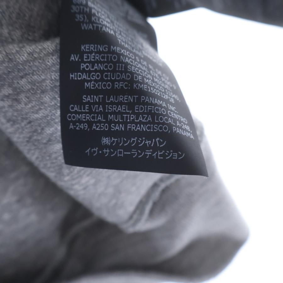 SAINT LAURENT PARIS サンローランパリ 22AW ダメージ加工プルオーバー 