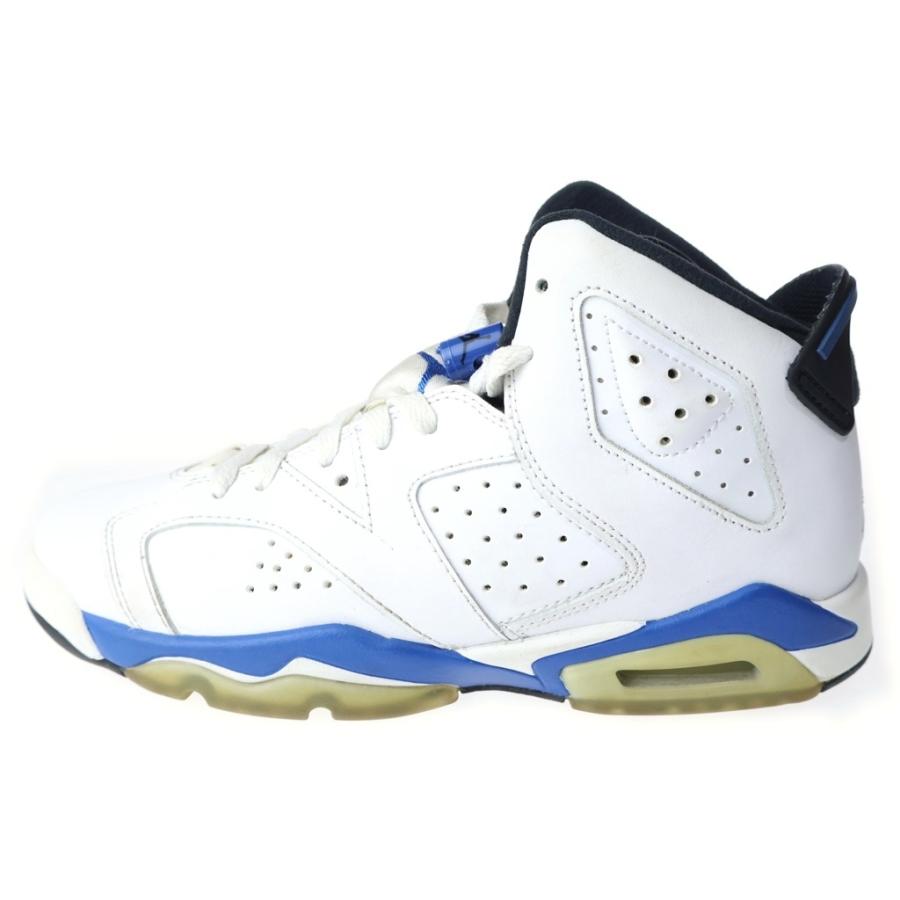 ナイキ　エア ジョーダン6　レトロ ブルー　 29cm　開封品 NIKE（ナイキ） GS Air Jordan 6 Retro Sport Blue GS エアジョーダン6