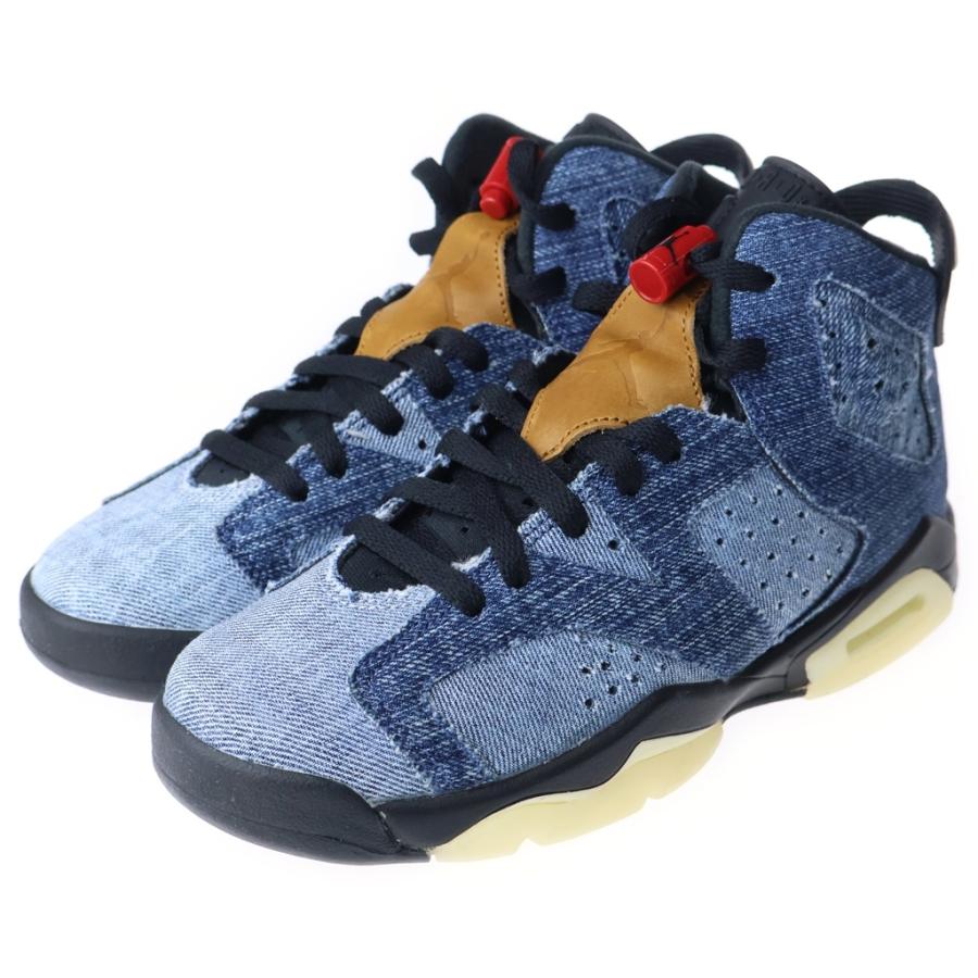 NIKE（ナイキ） GS Air Jordan 6 Washed Denim GS エアジョーダン6