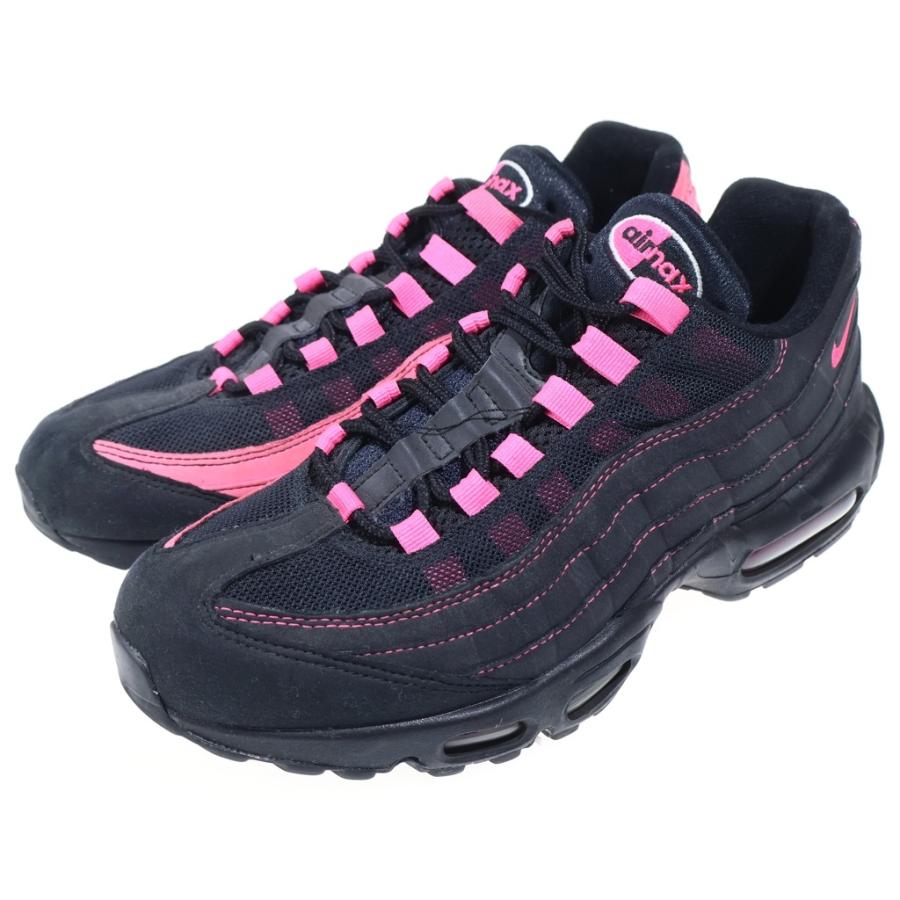 希少NIKE AIR MAX 95 ブラック×ピンク 26cm エアマックス95 NIKE（ナイキ） Air Max 95 エアマックス95 ミッドカットスニーカー