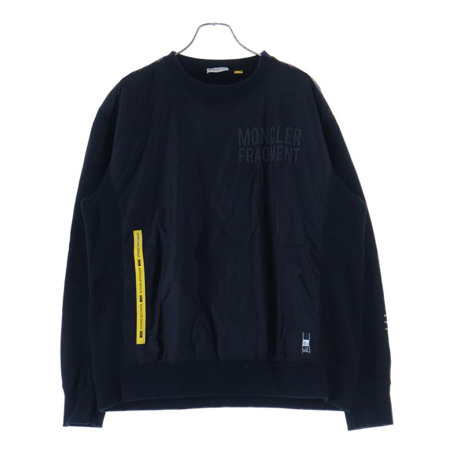MONCLER（モンクレール） MAGLIA GIROCOLLO ナイロン切替 クルーネック
