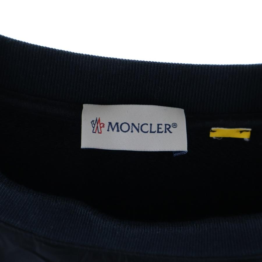 MONCLER（モンクレール） MAGLIA GIROCOLLO ナイロン切替 クルーネック