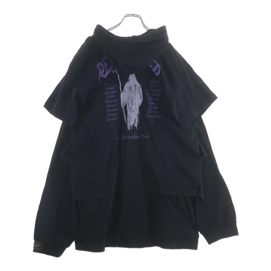 RAF SIMONS（ラフ シモンズ） 22SS HOODIE DOUBLED WITH PRINTED T 