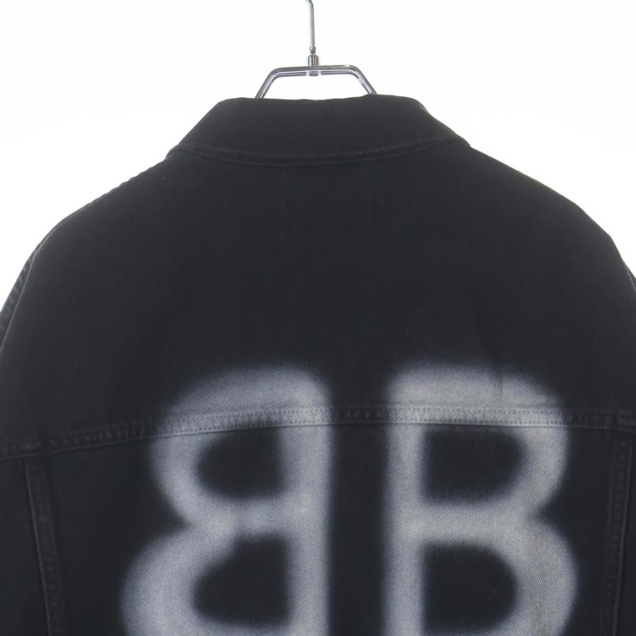 BALENCIAGA（バレンシアガ） 23AW Spray Paint BB Logo Denim Jacket