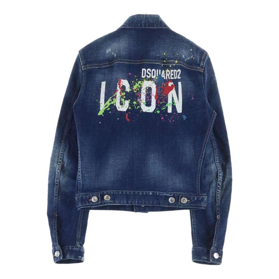 DSQUARED2（ディースクエアード） ペイント ダメージ加工 ロゴプリント