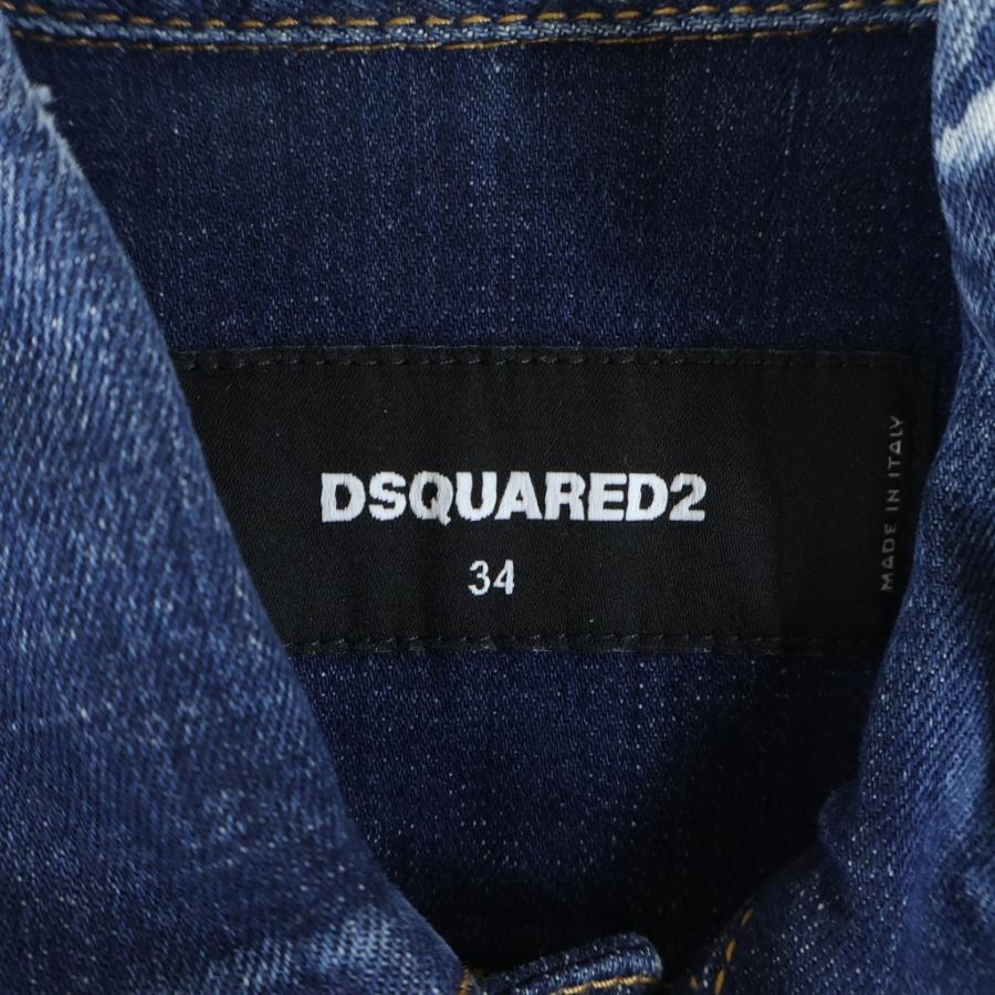DSQUARED2（ディースクエアード） ペイント ダメージ加工 ロゴプリント