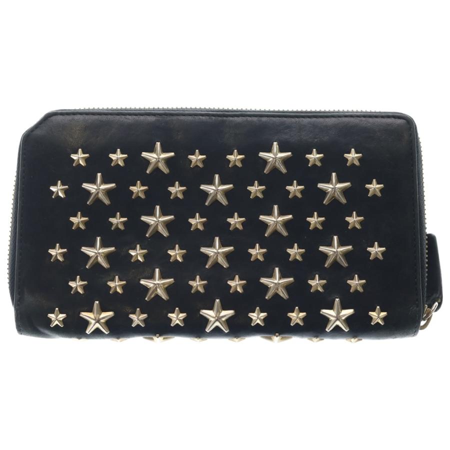 ジミーチュウ　JIMMY CHOO スター スタッズ ラウンド長財布 未使用品 JIMMY CHOO（ジミーチュウ） スタースタッズ ラウンドファスナー