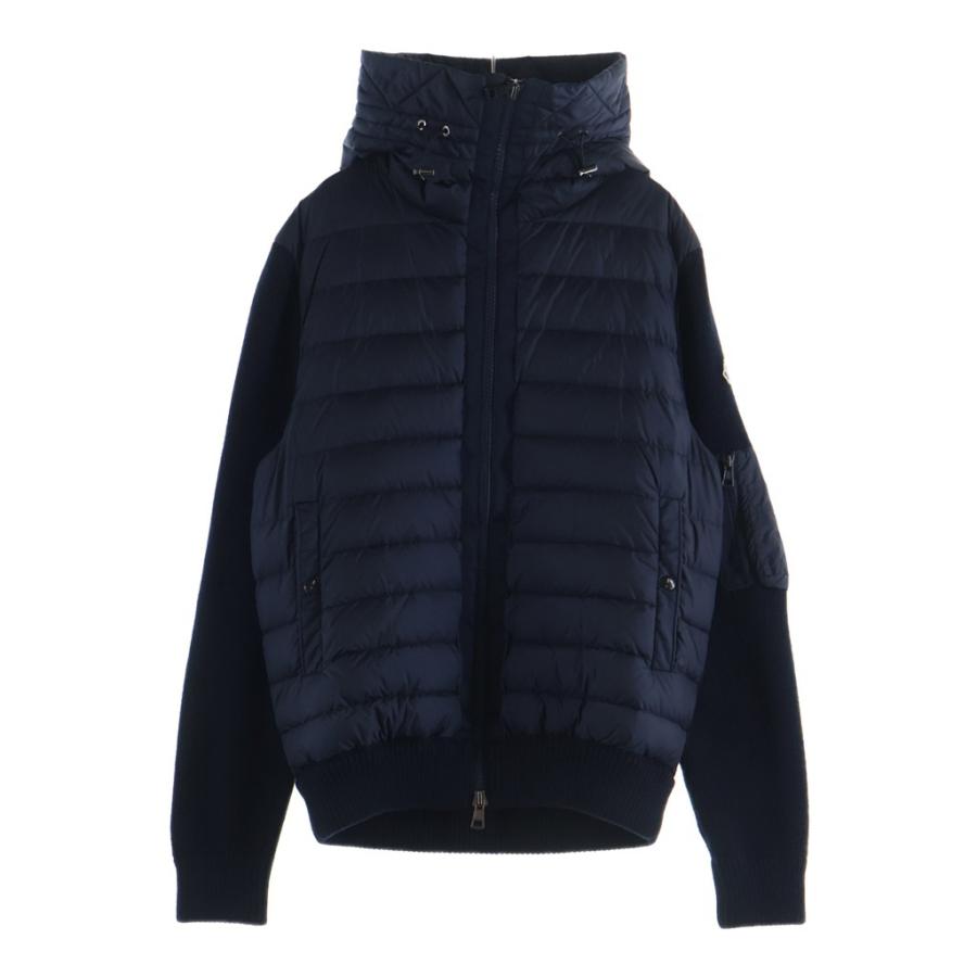 MONCLER（モンクレール） ニット切替ジップアップダウンジャケット