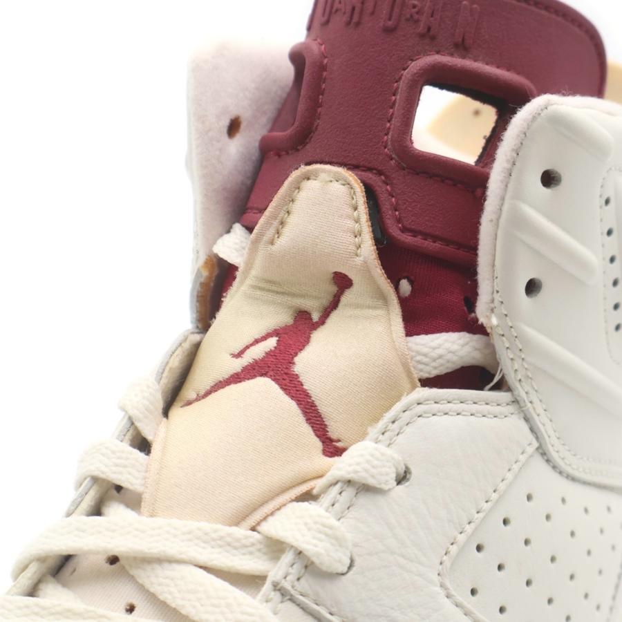 NIKE ナイキ 【観賞用 2015年製】 AIR JORDAN 6 RETORO MAROON 384664-116 エアジョーダン6 レトロ マルーン ハイカットスニーカー ホワイト US10/28cm NIKE（ナイキ） 【観賞用 2015年製】 AIR JORDAN 6 RETORO MAROON