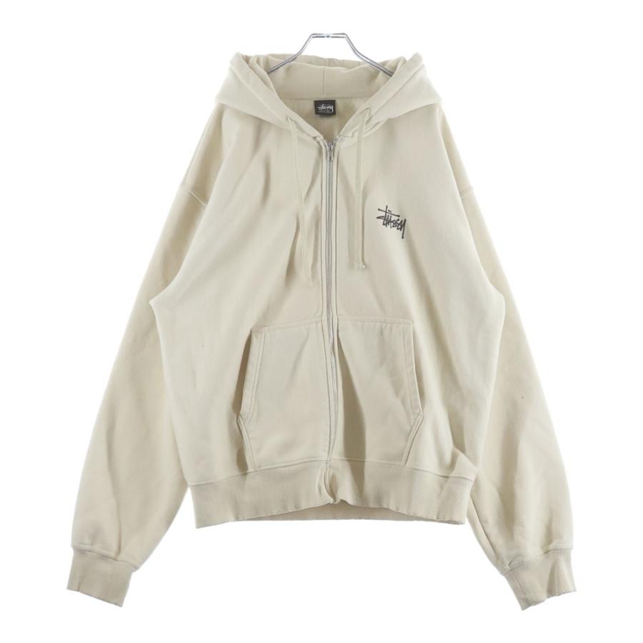 Stussy NIKE クリーム色パーカー ジップアップ STUSSY（ステューシー） Basic Stussy Full Zip Hooded Sweat