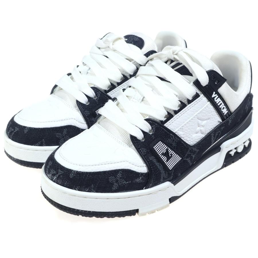 LOUIS VUITTON ルイヴィトン LV TRAINER 1A9JG9 LVトレーナー マキシ モノグラム レザー ローカットスニーカー ホワイト/ブラック LOUIS VUITTON（ルイ・ヴィトン） LV TRAINER 1A9JG9 LVトレーナー