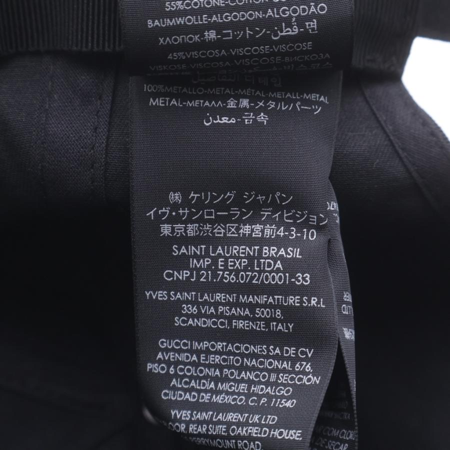 SAINT LAURENT PARIS サンローランパリ EMBROIDERED SL LOGO BASEBALL