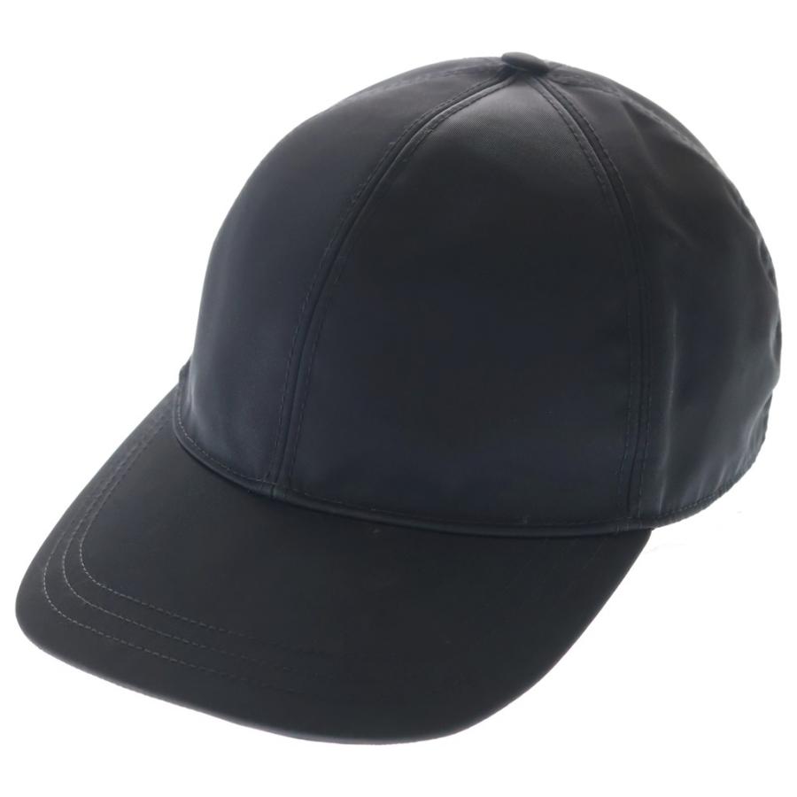 ◇プラダ◇1HC274/リ ナイロン/キャップ/帽子/ブラック/PRADA PRADA（プラダ） 22SS Re Nylon BASEBALL CAP 1HC274 リナイロン