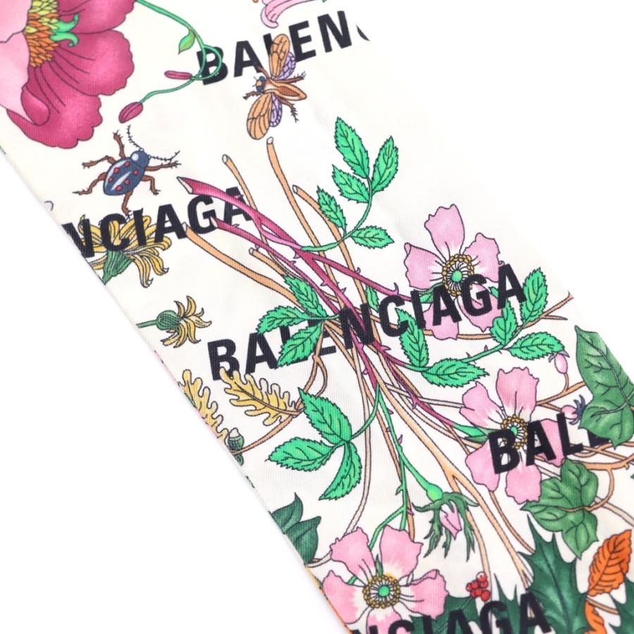 GUCCI（グッチ） The Hacker Flora Print Silk Neck Bow ×バレンシアガ
