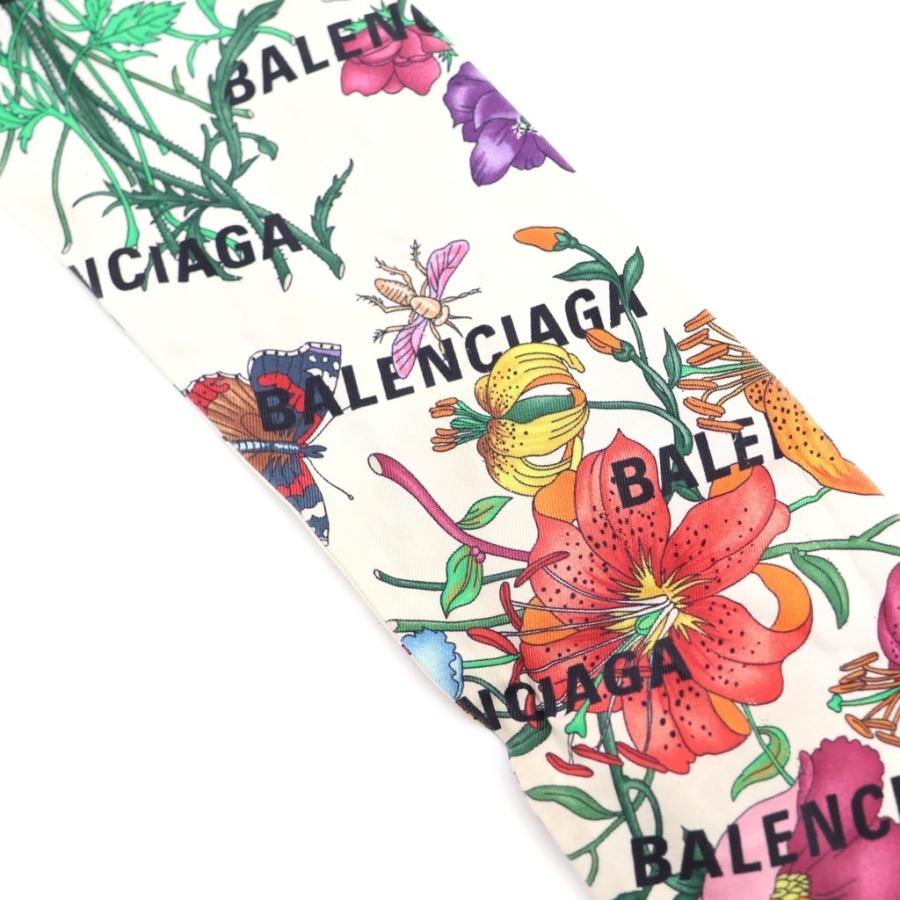 GUCCI（グッチ） The Hacker Flora Print Silk Neck Bow ×バレンシアガ