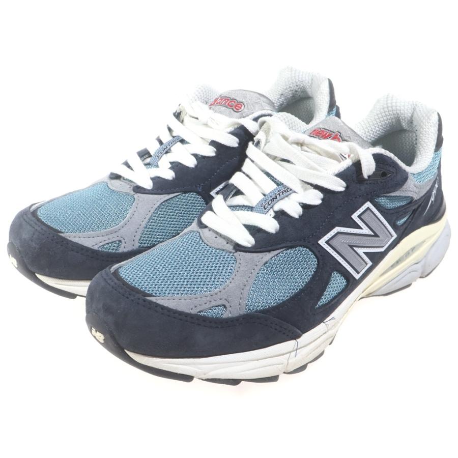 New Balance ニューバランス 990V3 Navy/Castlerock990V3 ネイビー/キャッスルロック ミッドカットスニーカー ネイビー M990TE3 New Balance（ニューバランス） 990V3 Navy/Castlerock990V3 ネイビー