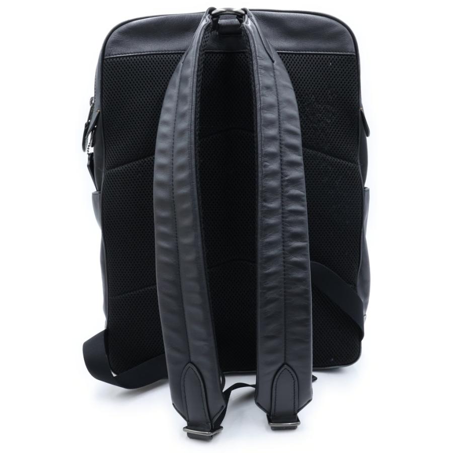 【美品✨】COACH コーチ　バックパック　本革レザー　ブラック COACH（コーチ） レザー バックパック リュック ブラック : BRING