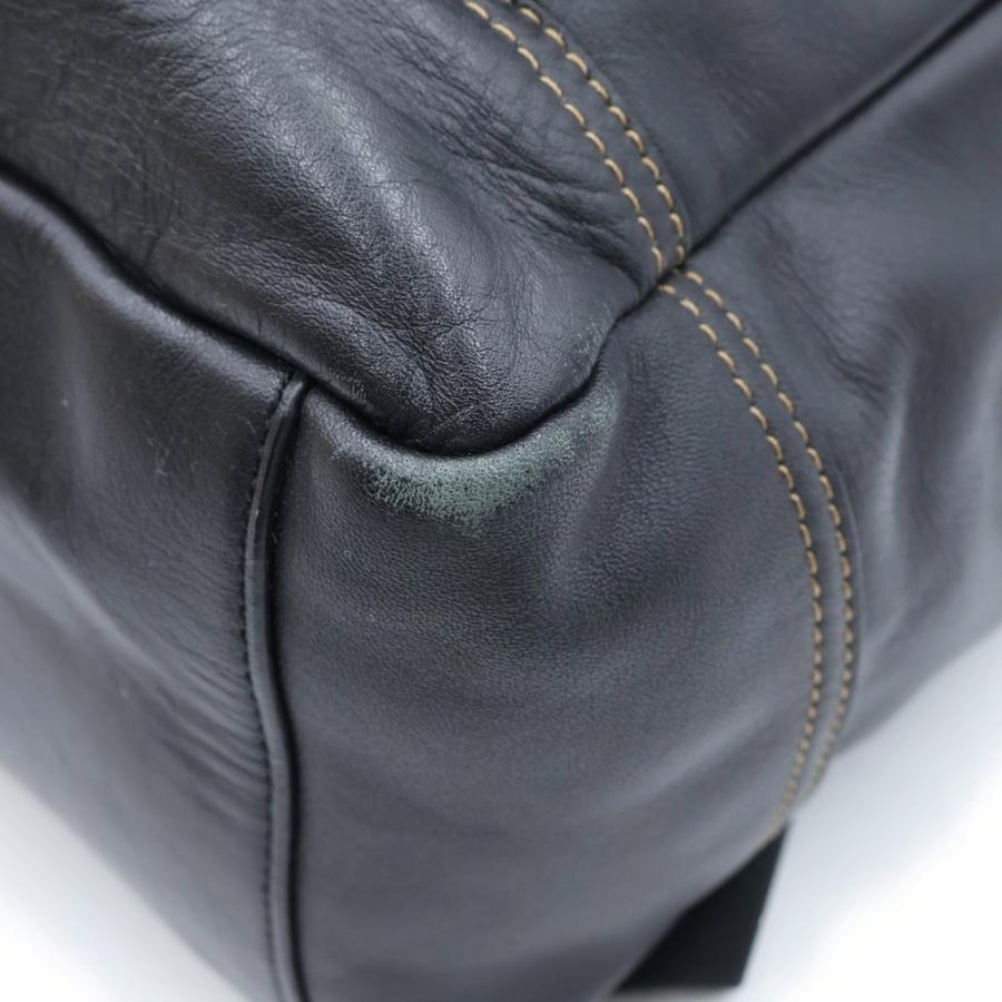 COACH（コーチ） レザー バックパック リュック ブラック : BRING