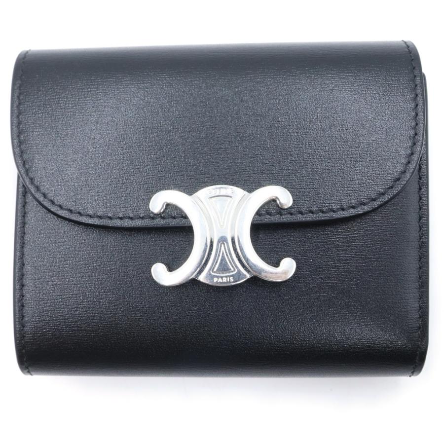 CELINE（セリーヌ） トリオンフ スモールフラップウォレット 二つ折り