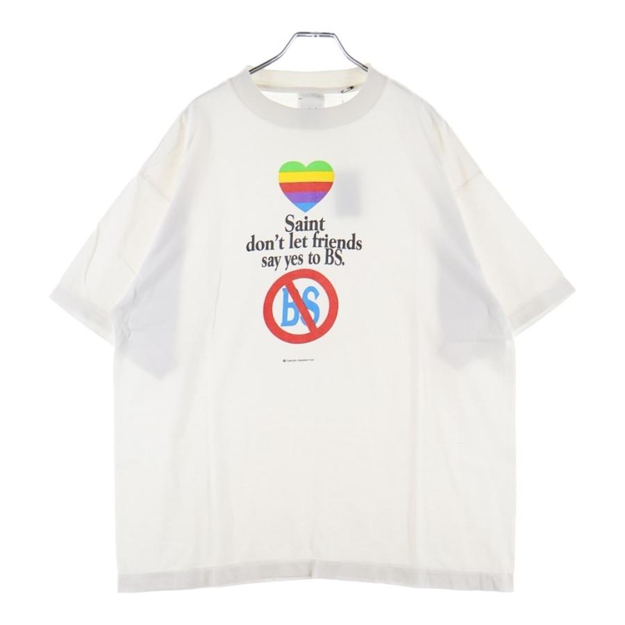 SAINT MICHAEL セントマイケル 26SS don't T-SHIRT プリント クルー