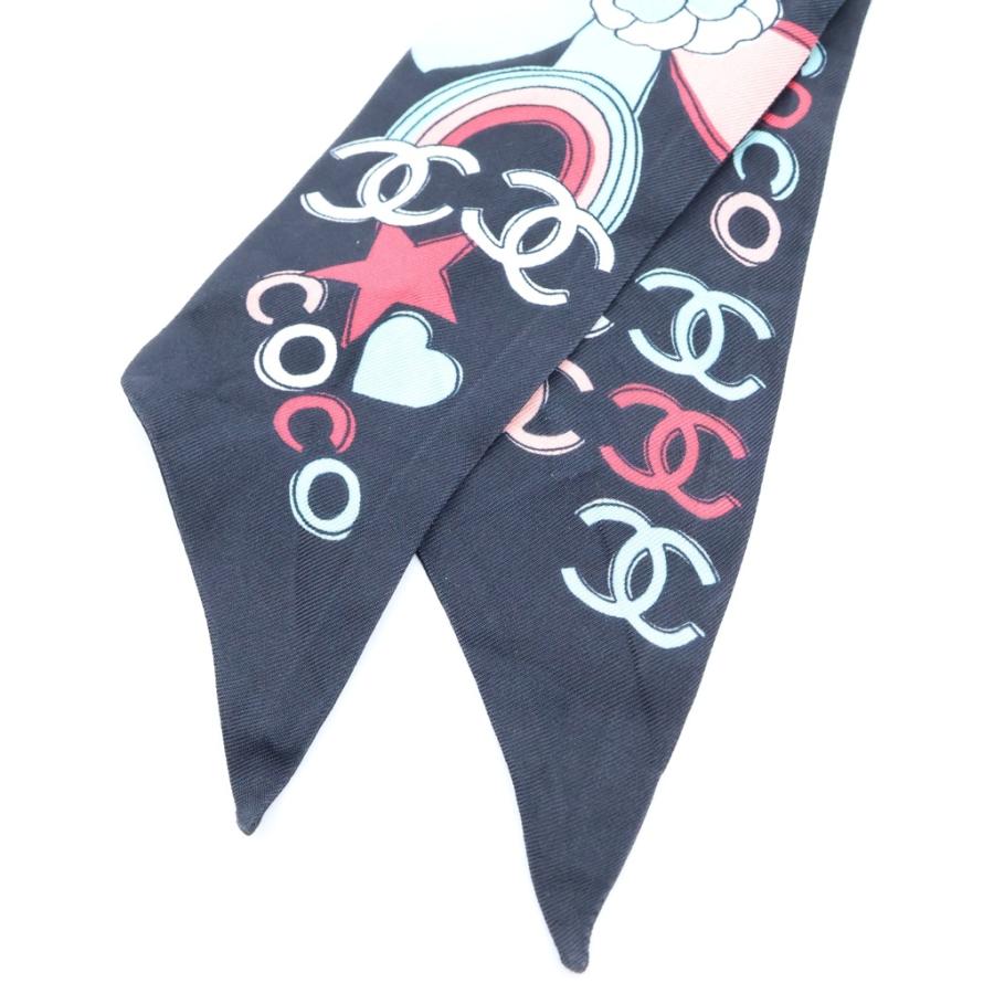 CHANEL（シャネル） camellia scarf カメリア ココマーク スター 星 総