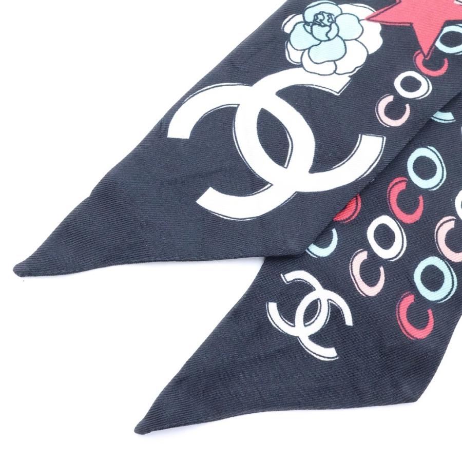 CHANEL（シャネル） camellia scarf カメリア ココマーク スター 星 総