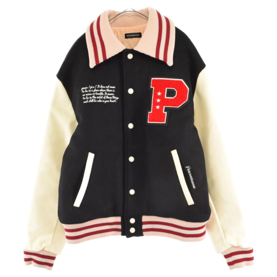 PEACEMINUSONE ピースマイナスワン PMO VARSITY JACKET #1 バー PEACEMINUSONE ピースマイナスワン PMO VARSITY JACKET #1 バー