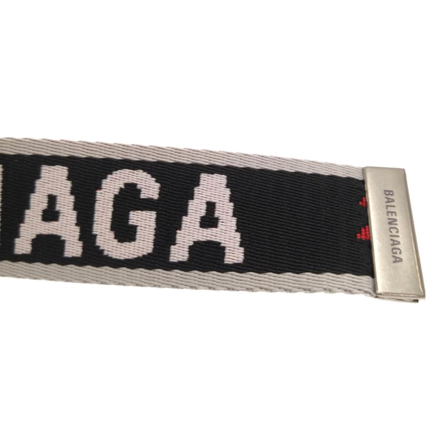BALENCIAGA (バレンシアガ) 22SS ジャガードロゴDリングベルト