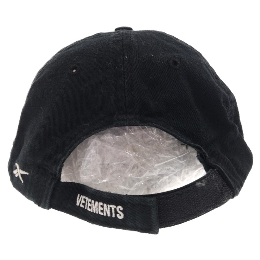 VETEMENTS ヴェトモン 18AW ×Reebok Weekday Cap FRIDAY刺繍 VETEMENTS ヴェトモン 18AW ×Reebok Weekday Cap FRIDAY刺繍