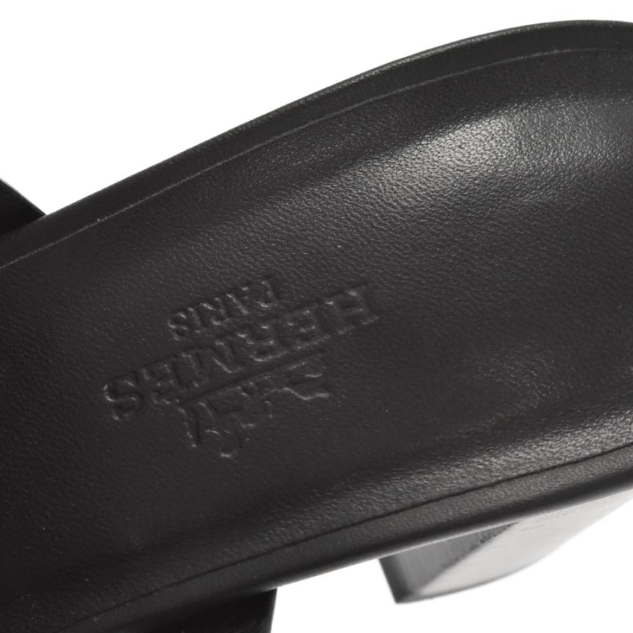 HERMES エルメス アモーレ フラットサンダール 異素材切替 HERMES エルメス アモーレ フラットサンダール 異素材切替