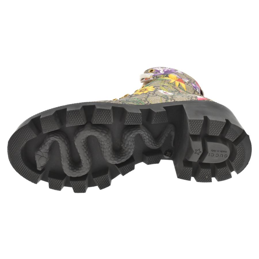 GUCCI グッチ GG柄 レースアップ フローラルプリント ショート GUCCI グッチ GG柄 レースアップ フローラルプリント ショート